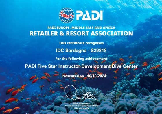 IDC Sardegna - Five Star Instructor Development Dive Center - S29818